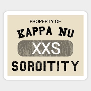 Property of Kappa Nu Soroitity Washed Out Sticker